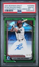 2024 BOWMAN DRAFT CHROME PROSPECT AUTOS #CPARW RYAN WALDSCHMIDT 30/99 PSA 10