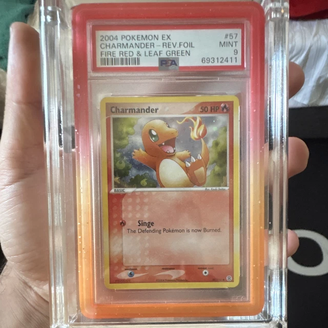 The Pokémon Company 2004 Charmander 57/112 EX FRLG Reverse Holo PSA 9