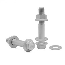 Front Lower Shock Mount Bolts Kit Compatible with Toyota Sequoia 2001-2007, T...