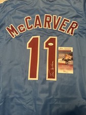 Tim McCarver Signed Jersey JSA
