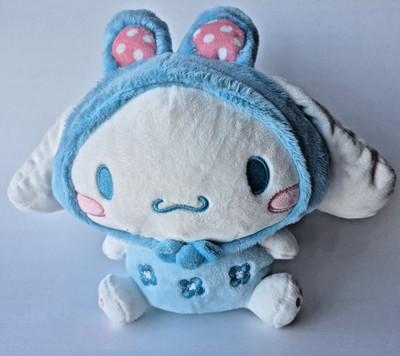 Hello Kitty and Friends 8  Cinnamoroll as Blue Bunny Ultra Soft Easter Plush Toy