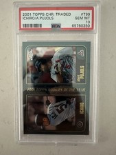 2001 Topps Chrome Traded & Rookies - Albert Pujols, Ichiro Suzuki #T99 (RC)