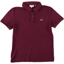 Used Lacoste Slim Fit Short-Sleeve Polo Shirt Men's Size L approx. 