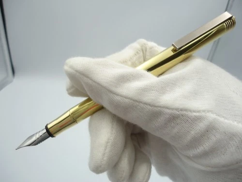 TRAVELER'S COMPANY Solid Brass Fountain Pen Fine Nib Made in Japan New image 13