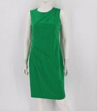 Calvin Klein Starburst Sheath Dress Women's Size 6 Business Cocktail Green
