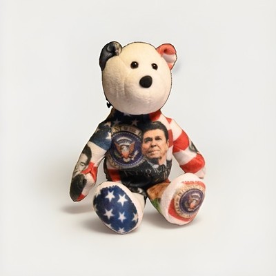 Ronald W Reagan 40th President of the United States beanie Bear Limited Treasure