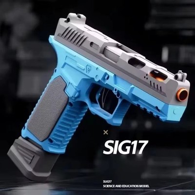 SIG17 Toy Gun Shell Ejecting Soft Bullet Blowback Pisto Brand New