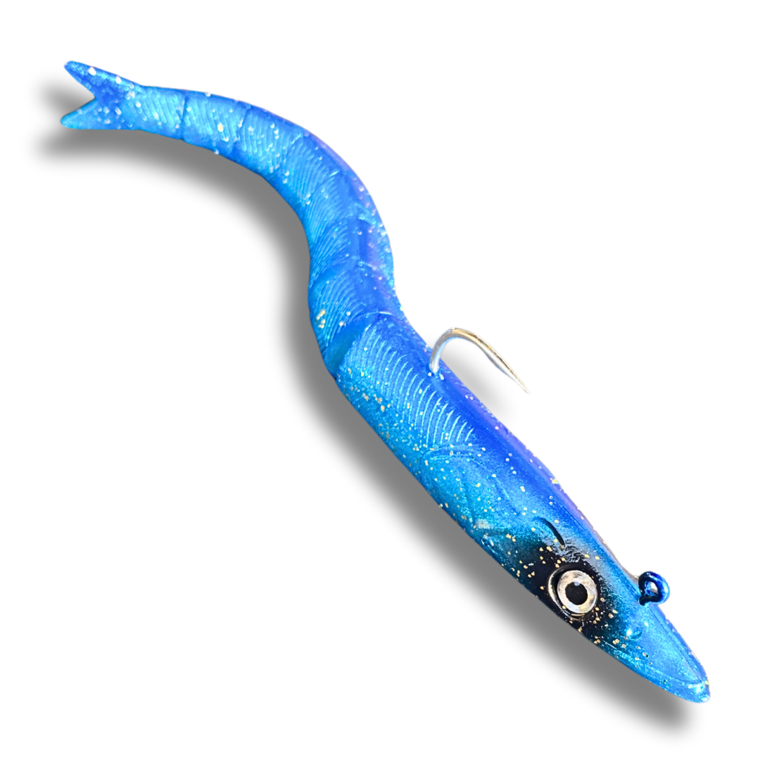 Pnk Paddle Tal Sand Eel Soft Lure Bat Bass Fshng Tackle Swm bat