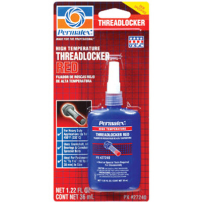 Permatex 27240 High Temperature Threadlocker Red - Each