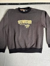Vintage Starter Sweater Men  s Large Multicolor Logo Crewneck Pullover Sweatshirt