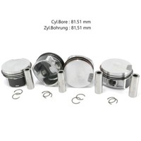 ÜBermaßKolbensatz (81,51 Mm) FüR Vw Audi 1.8 20V 058107065M Agn Ard Avv