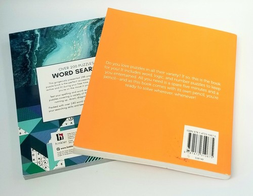 puzzle book set of two word search mixed puzzles NEW - Picture 8 of 12