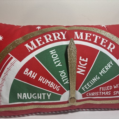 Beautiful Cynthia Rowley Christmas In Merry Meter Filled Throw Pillow 58x31cm - Picture 3 of 9