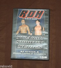 ROH Straight Shootin Series AJ STYLES CHRISTOPHER DANIELS (DVD)   WWE WWF TNA