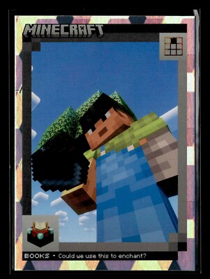 2024 Panini Minecraft - Crafting Chronicles Cubic Foil - #155 Books
