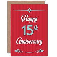 Alles Gute Zum 15. Hochzeitstag FüR Ehefrau Und Ehemann Karte Zum Hochzeitstag