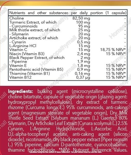 VITASEI Liver Complex - Supporto Naturale per la Funzione Epatica, la Disintossicazione e la Salute - Foto 24 di 24
