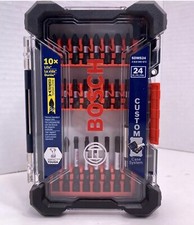 Bosch SDMS24 Impact Tough 24 Piece Bit Set With Custom Case System