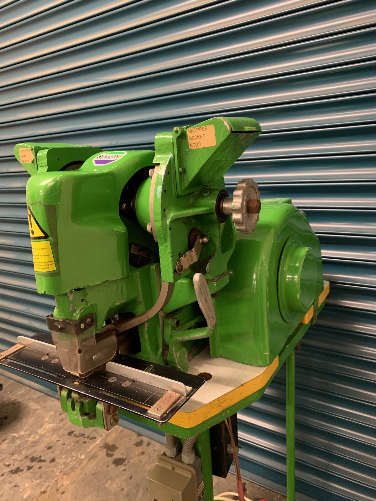 Schaeffer Scovill Automatic Press Stud Button Machine Snap Rivet