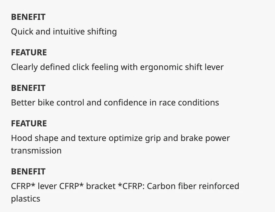 Shimano Dura Ace ST R9250 Di2 DUAL CONTROL SHIFT/BRAKE LEVER PAIR 2X12 RIM BRAKE - Image 3 of 4