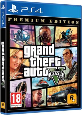 Grand Theft Auto V Premium Edition PS4 GTA 5 (PlayStation 4, 2019) NEU OVP