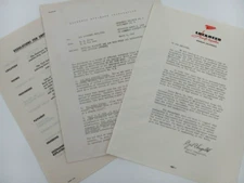1940's Lockheed Aircraft Corporation Vega Aircraft Co - 3 Employee Documents