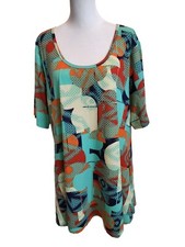 LuLoroe Womans Sz 2XL Geometrical Colorful Dress                       0468