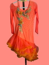 Latin Rhythm Ballroom Competition Dress Size 4-6
