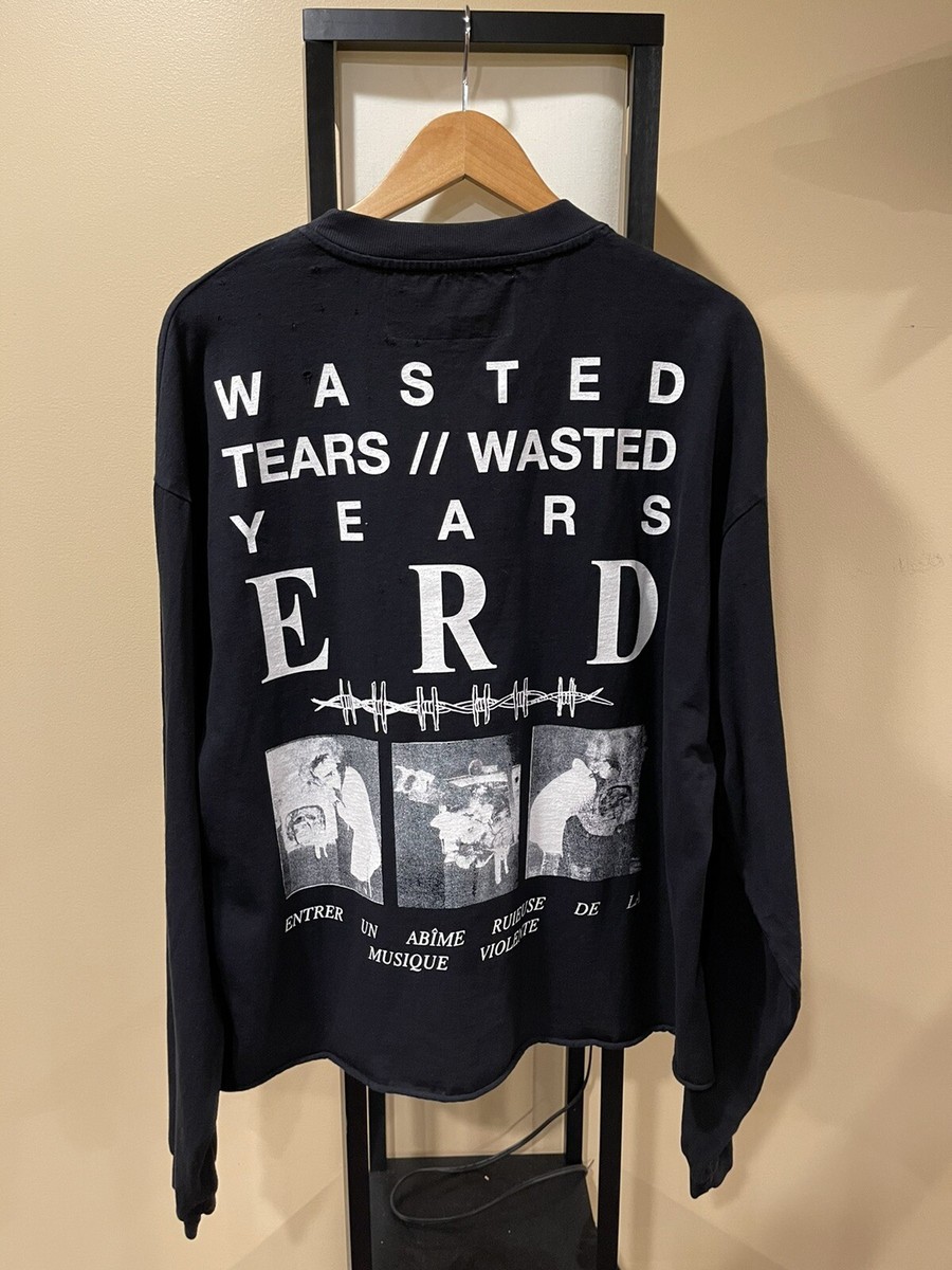 Enfants Riches Deprimes SS17 Wasted Tears / Years Black Tee Enfants Riches Deprimes SS17 Wasted Tears / Years Black Tee