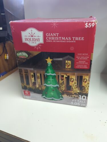 Gemmy Industries Luce Decorazione Albero di Natale Gonfiabile da Interno Esterno 10' - Foto 4 di 7