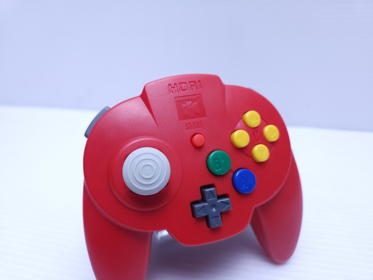 Nintendo 64 HORI PAD MINI N64 Original Officia Red Controller