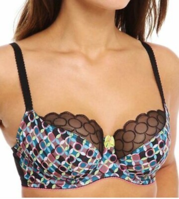 New Cleo By Panache Millie Size 28 F Multicolor Balconette