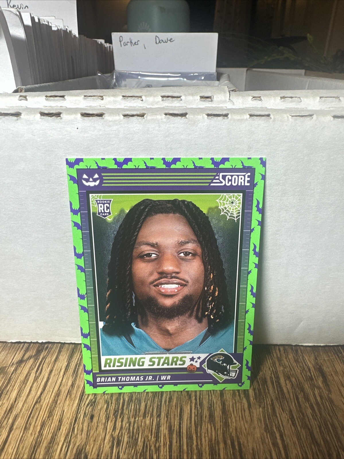 2024 Panini Score-A-Treat - Rising Stars Green Bats #7 Brian Thomas Jr. (RC)