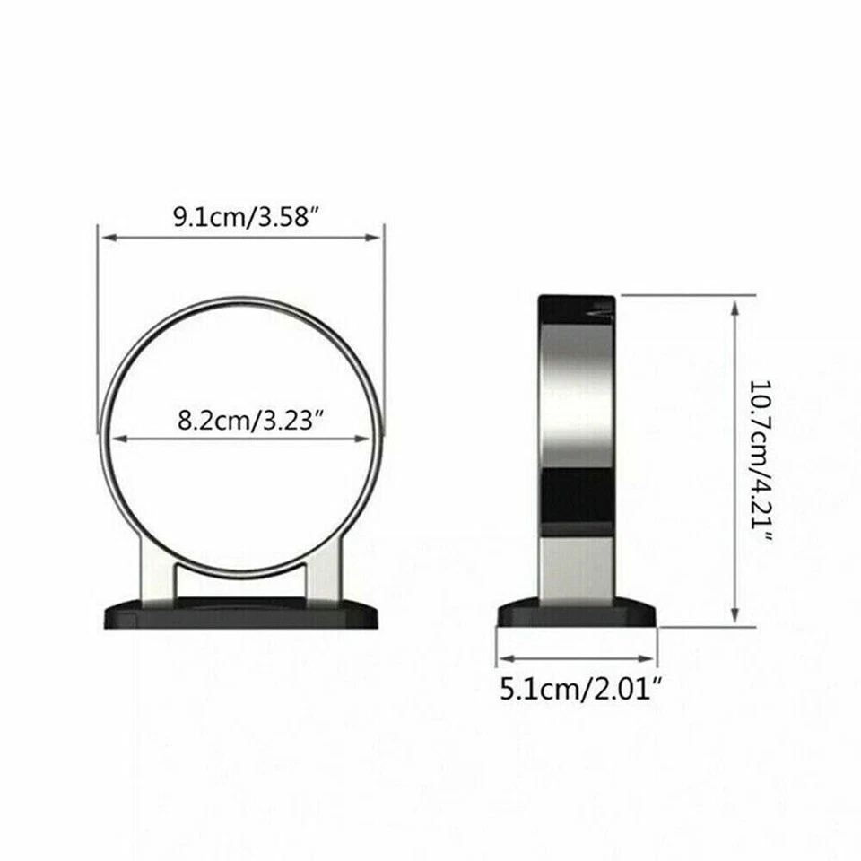 1X Porte Sèche Cheveux Mural Support Seche Cheveux Titulaires de Sèche-Cheveux - Photo 2/4