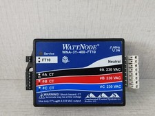 CONTINENTAL CONTROL SYSTEMS WATTNODE WNA-3Y-400-FT10 WATT HOUR METER