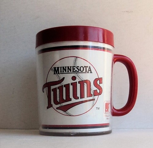 1987 Minnesota Twins Thermo Mug Cup Glass
