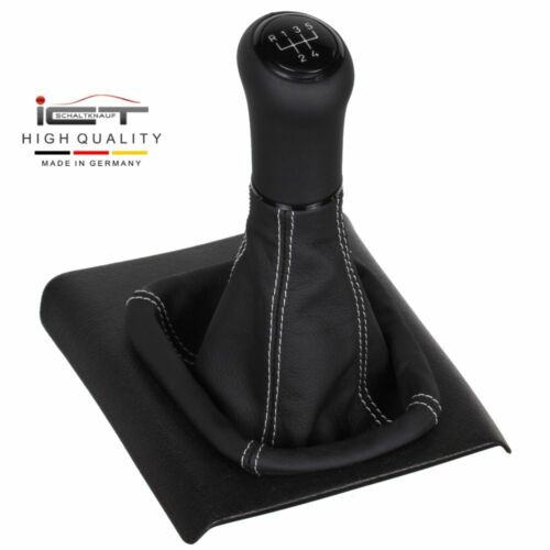 ICT gear shift knob boot for VW Golf Vento Jetta 3, Golf 4 Cabrio leather B61 - Picture 1 of 6