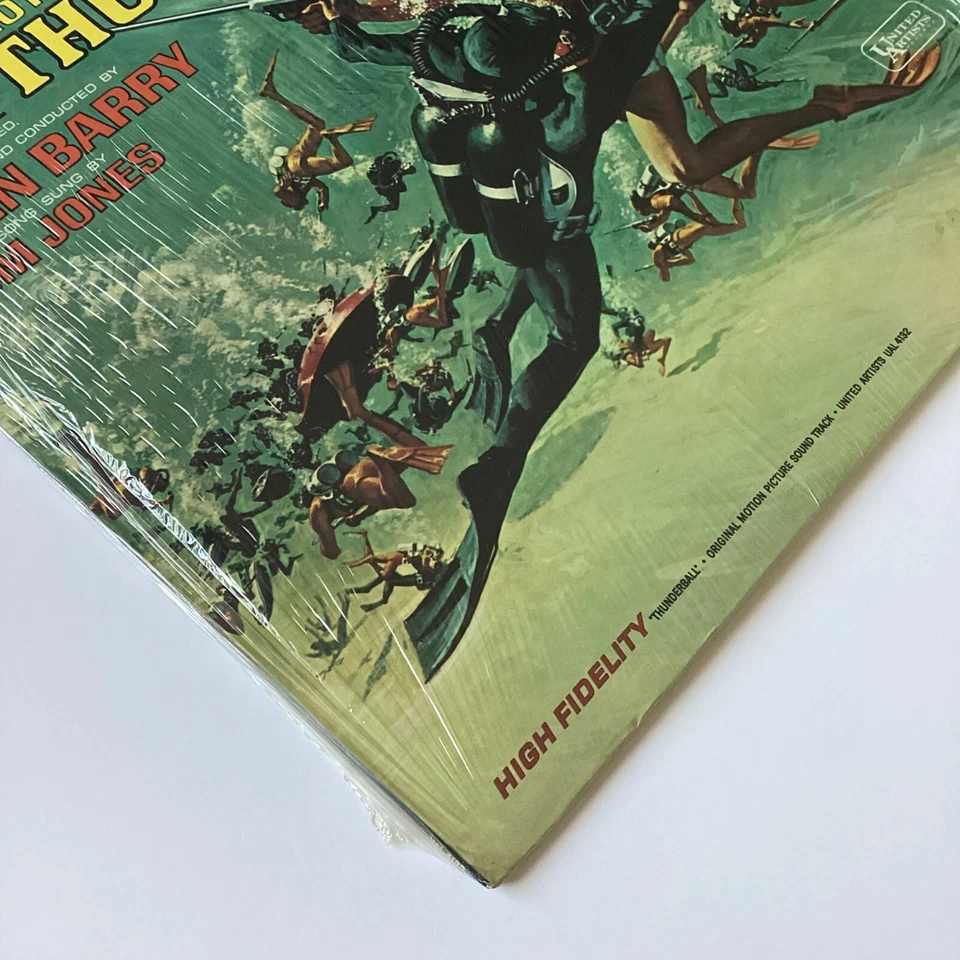 THUNDERBALL~Tom Jones/John Barry *SEALED* Orig '65 JAMES BOND Soundtrack MONO LP - Image 4 of 4