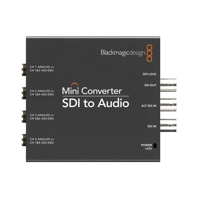 Analog Audio Sdi To Analog Blackmagic Channel Blackmagic Design