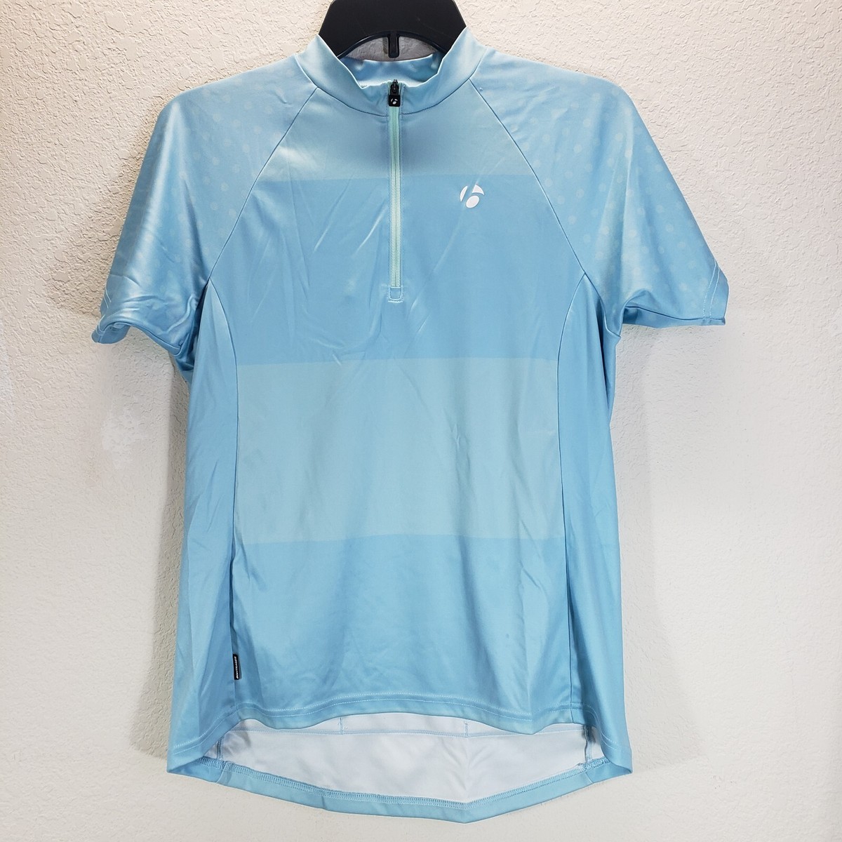Bontrager Solstice Jersey Womens Medium Light Blue Cycling Short