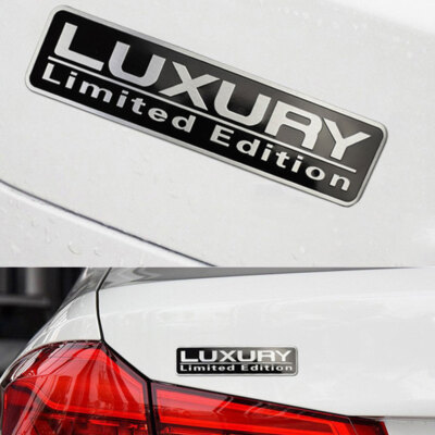 Luxury Edition 'B' Emblem – Small Satin Chrome Finish, Made In USA