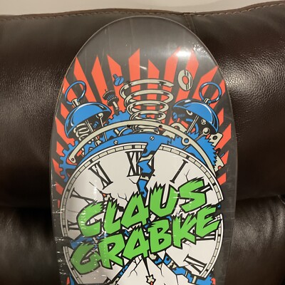 Santa Cruz Claus Grabke Exploding Clock Reissue Black Matte