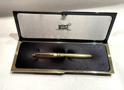 MONTBLANC Meisterstuck Solitaire Jewel 4810 18K Nib Fountain Pen NIB Vintage