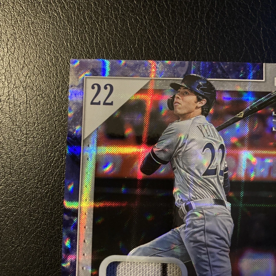 2019 Panini Black Friday Christian Yelich /5 Brewers Marlins - Image 3 of 4