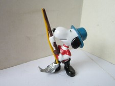 FIGURINE SNOOPY PECHEUR A LA LIGNE SCHLEICH BULLY PIXI ANNEES 80 NEUVE