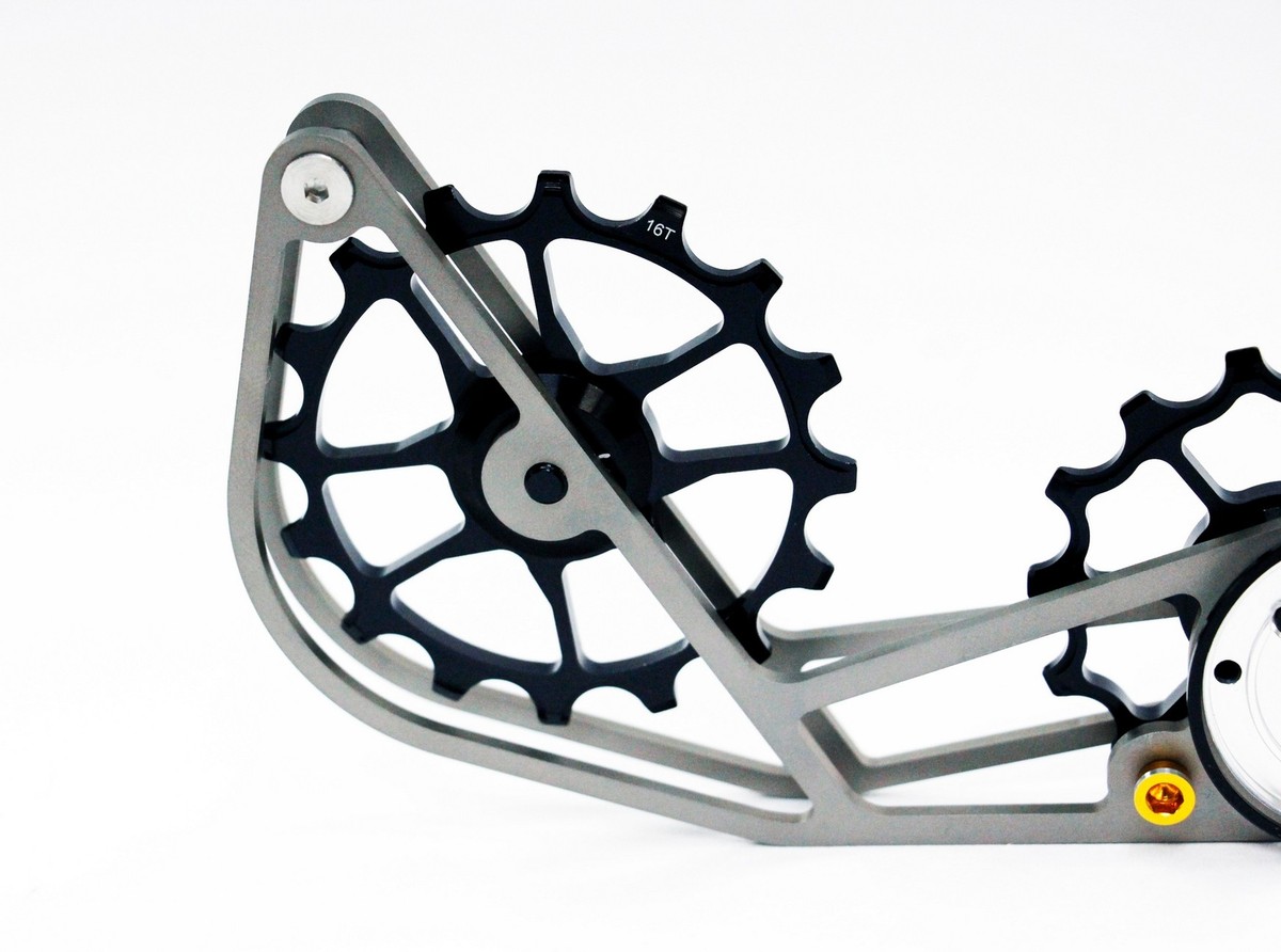 Poulie Supérieure Titane SRAM Poulie Supérieure OSPW En Titane SwishTi Pour Dérailleur SRAM Red/Force - Cage Surdimensionnée - Vélo Route Kit Poulies SwishTi SRAM Red