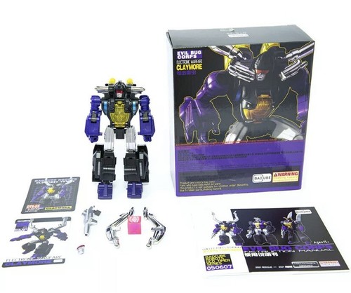Badcube Claymore OTS-05 Claymore Transformers Masterpiece Insecticon Evil Bug US - Picture 3 of 4