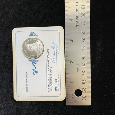 Franklin Mint Collectors Society Member Coin 1978 | eBay