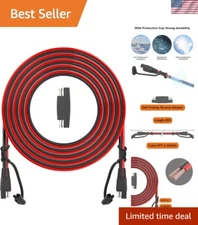 Durable 25Ft SAE to SAE Extension Cable with Quick Connect/Disconnect Feature