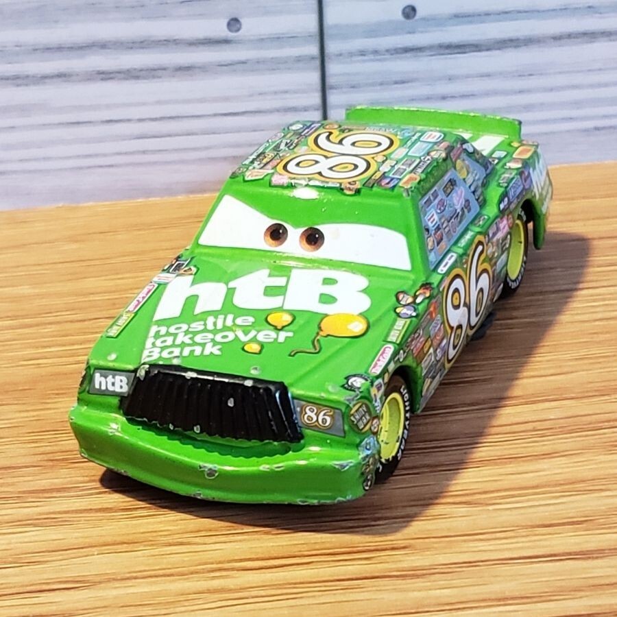 HSW MAD FUZZ Litmited Edition ナンバー86 Disney Pixar Cars Movie htB Chick Hicks Vintage 86 Hostile